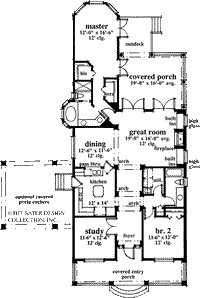 Cayman Court Home Main Level Floor Plan-#6694