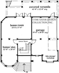 Savannah Sound-Lower Level Floor Plan-# 6698