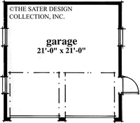 Two Car Garage Floor Plan-#6702