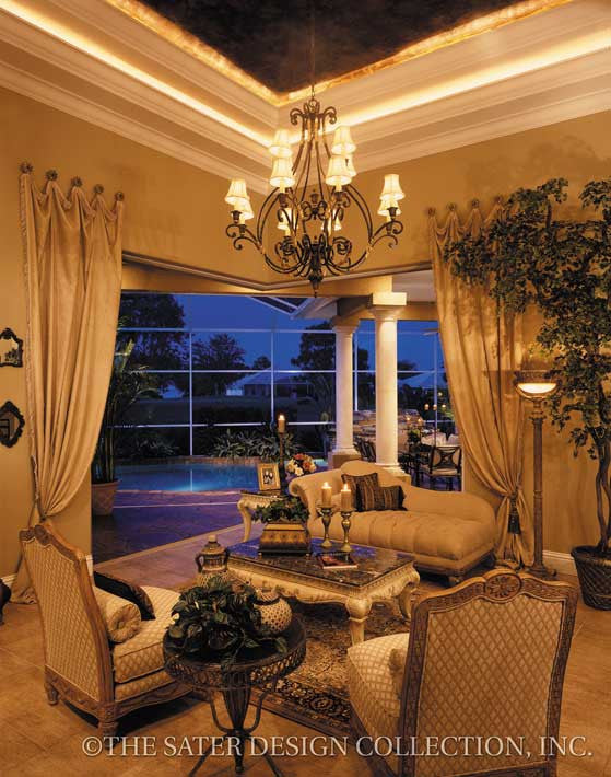 Cedar Brook Court-Living Room-Plan #6710