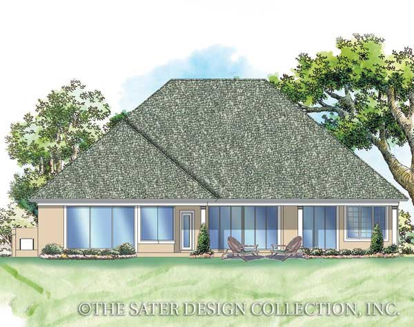 Landfall Trail-Rear Elevation-Plan #6719