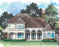 Old Mill Circle-Rear Elevation-Plan #6724