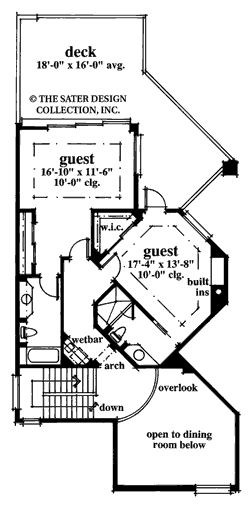 Brendan Cove- Upper Floor Plan -#6740