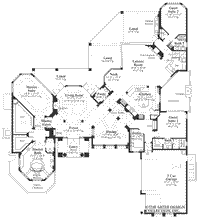 Sherbrooke-Main Level Floor Plan-Plan #6742