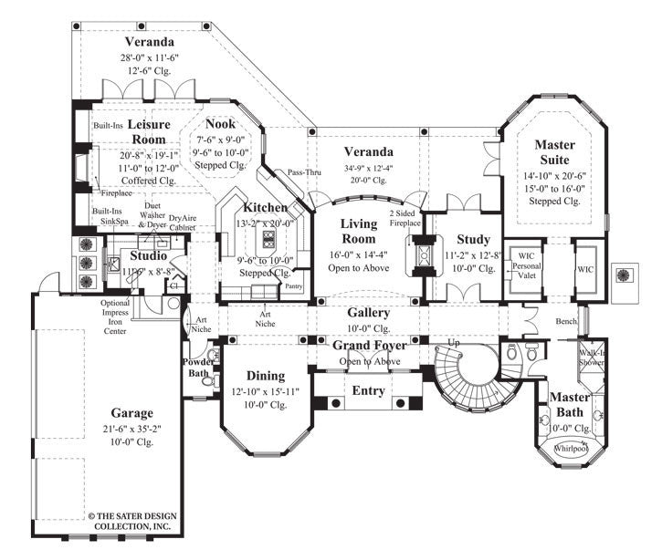 fiddlers creek-main level floor plan-#6746