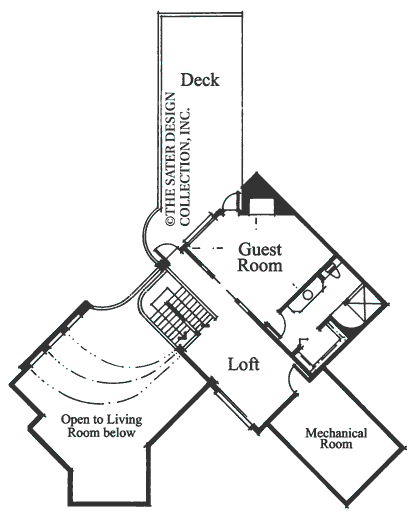Grayhawk Trail-Upper Level Floor Plan-#6748