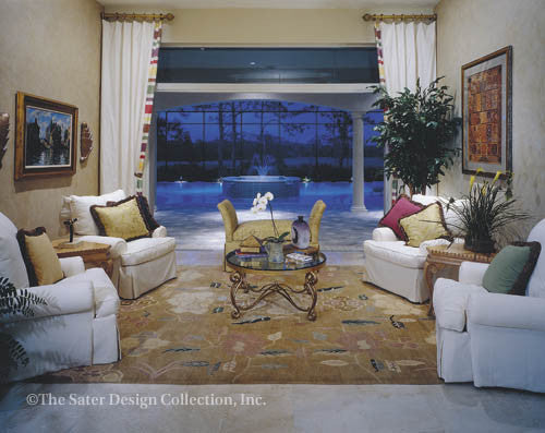 Cardiff Home Living Room View-Plan #6750