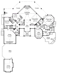 La Coruna - Main Level Floor Plan #6752