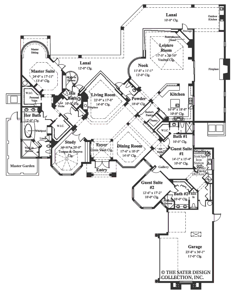 Autumn Woods- Main Level Floor Plan -Plan# 6753