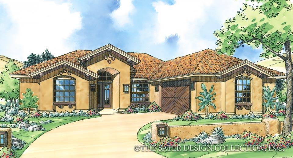 Terra Valley-Front Elev Rendering-Plan #6761