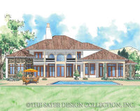Flagstone Ridge-Rear Elevation-Plan #6765