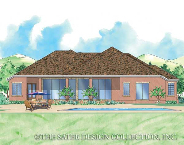 San Luis-Rear Elevation Rendering-Plan #6767
