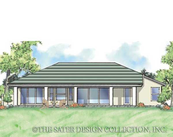 Kendric-Rear Elevation-Plan #6772