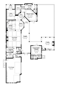 Casoria- Main Level Floor Plan -Plan #6797