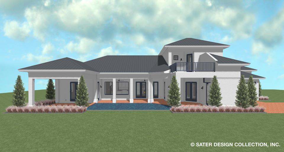 Belvedere House Plan Sater Design Collection