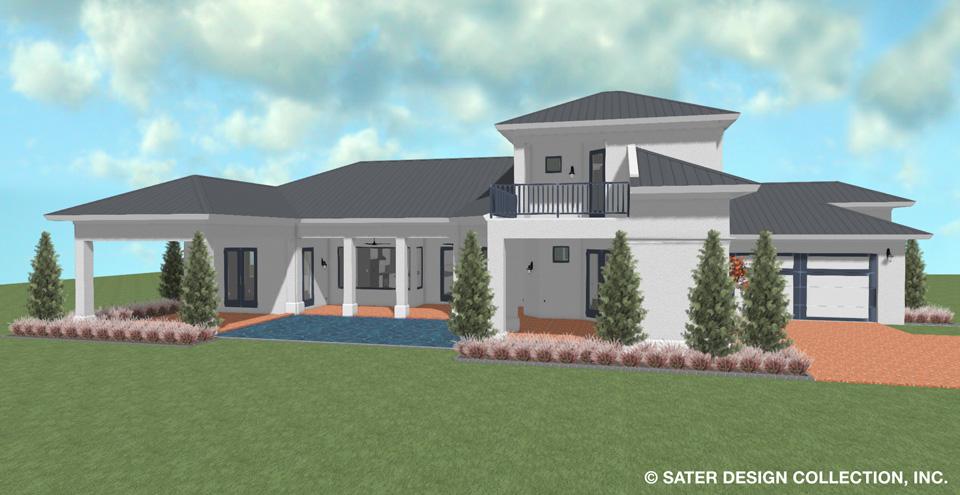 Belvedere House Plan Sater Design Collection