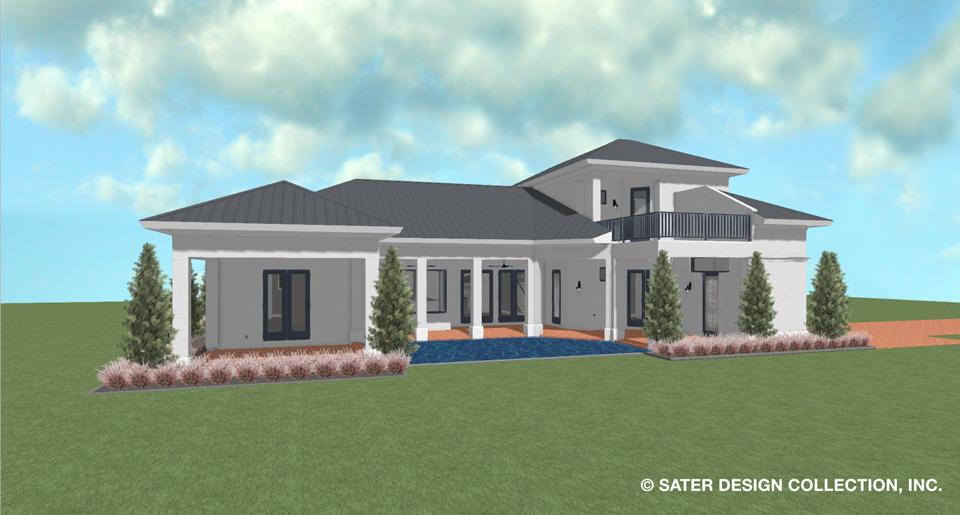 Belvedere House Plan Sater Design Collection