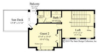 Belvedere second floor plan