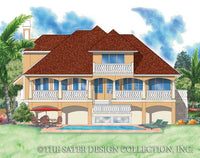 Chateau-Sur-Mer-Rear Elevation-Plan #6801
