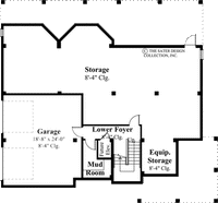 Cascade Ridge- Lower Level Floor Plan -Plan #6802