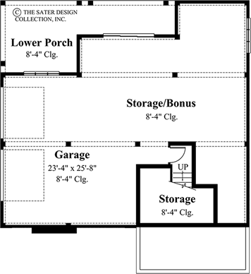 walden hill-lower level floor plan-plan #6803