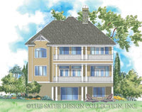 Walden Hill-Rear Elevation-Plan #6803