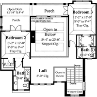 Walden Hill-Upper Level Floor Plan-Plan #6803