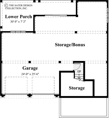 Nicholas Park-Lower Level Floor Plan-Plan #6804