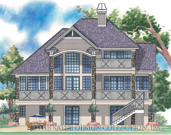 Buckhurst Lodge-Rear Elevation-Plan #6807