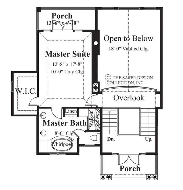 Buckhurst Lodge- Upper Level Floor Plan -Plan #6807
