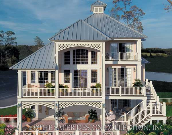 Santa Rosa-Rear Elevation-Plan #6808
