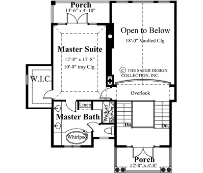 Santa Rosa-Upper Level Floor Plan-#6808