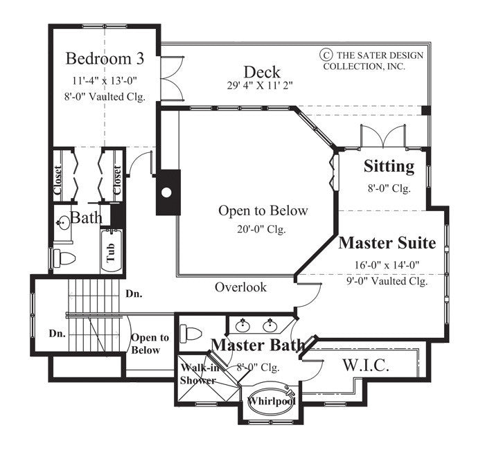 Carmel Bay-Upper Level Floor Plan-plan #6810