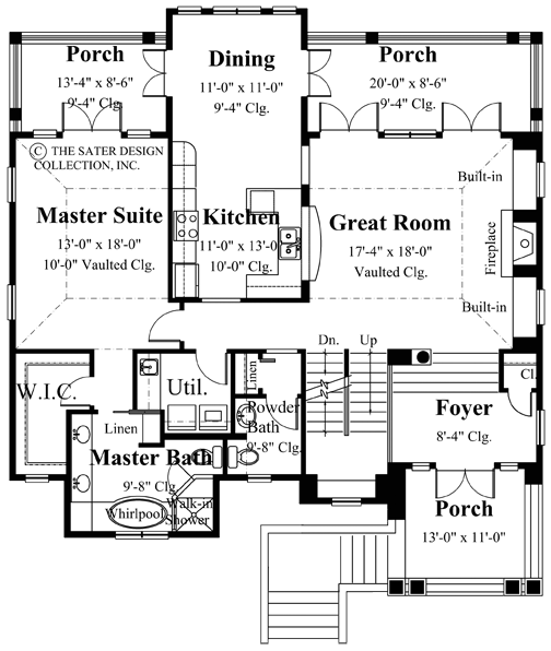 Papillon-Main Level Floor Plan-#6813
