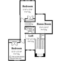 Papillon-Upper Level Floor Plan-#6813