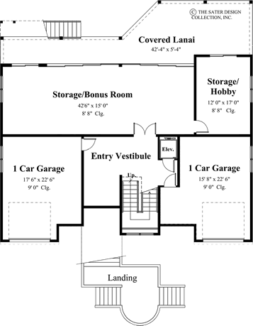 Savona Cove-Lower Level Floor Plan-Plan #6816
