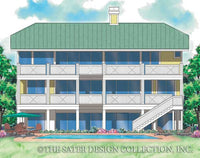 Savona Cove-Rear Elevation-Plan #6816