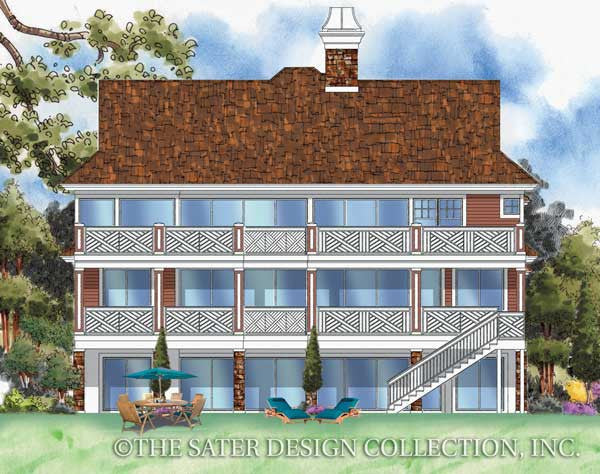 Laurel Ridge-Rear Elevation-Plan #6817