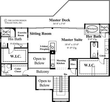 laurel ridge-upper level floor plan-#6817