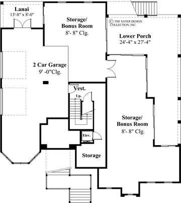 hyatt park- lower level floor plan -#6818
