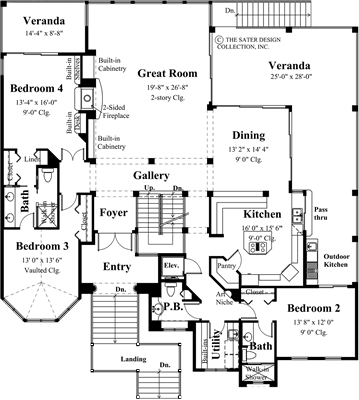 Hyatt Park - Main Level Floor Plan -#6818