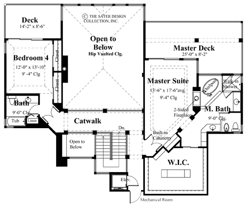 la palma-upper level floor plan-#6819