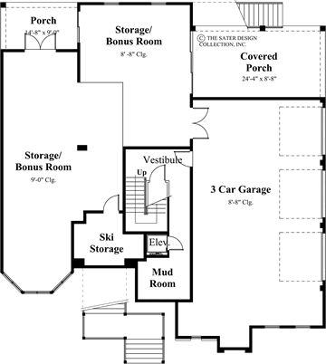 echo forest-lower level floor plan #6820