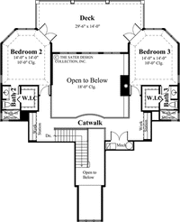 Coconut Grove-Upper Level Floor Plan-#6824