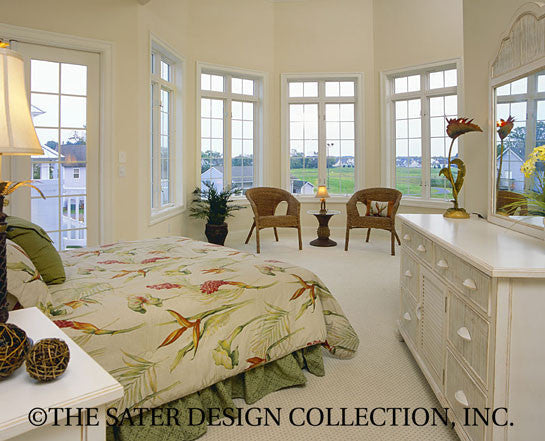 Key Largo Home - Master Bedroom View -Plan #6828