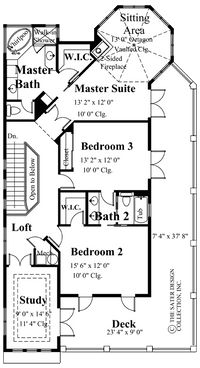 New Waterford-Upper Level Floor Plan-#6829