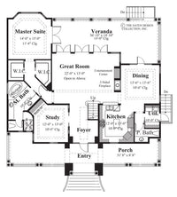 Monterrey Cove-Main Level Floor Plan-#6831