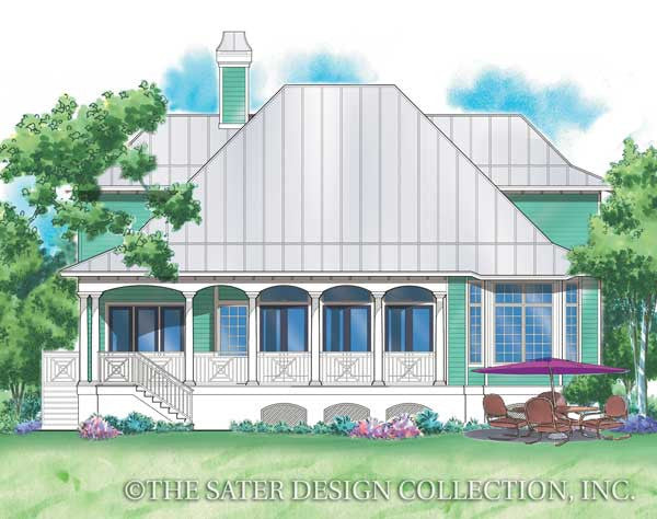 Monterrey Cove-Rear Elevation-Plan #6831