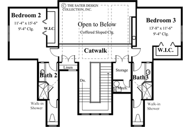 monterrey cove-upper level floor plan-#6831