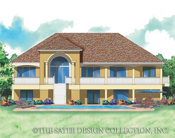 San Marino-Rear Elevation-Plan #6833
